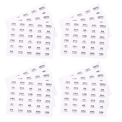 HAPINARY Transparente Kosmetikverpackungsetiketten 30 Stück Selbstklebende Aufkleber Für Leere Sprühflaschen Wasserfeste Identifikationsetiketten von HAPINARY