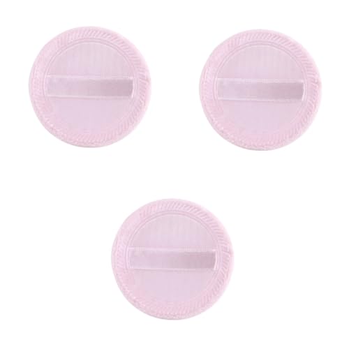 HAPINARY 30stücke Teiliges Waschbare Puderquasten Aus Velours Für Foundation-make-up Runde Form Sanft Zur Haut Für Salon Zuhause Oder Reisen Zufällige Farben von HAPINARY
