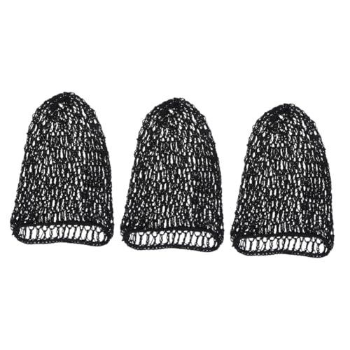 HAPINARY 3-teiliges Haarnetz Für Frauen Gehäkeltes Schlafnetz Viskosenetz Bequemes Haarnetz Für Damen von HAPINARY