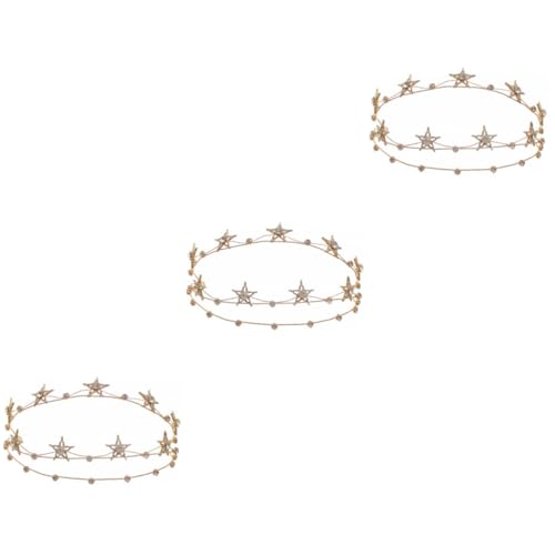 HAPINARY 3 Stücke Legierung Braut Kopfschmuck Haar Schmuck Braut Haar Zubehör Hochzeit Haarnadel von HAPINARY