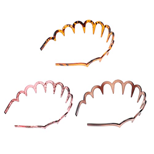 HAPINARY 3stücke Kreative Weihnachtsgeweih Haarreifen Stirnbänder Für Damen Für Partys Und Feiern Dunkelbraun Braun von HAPINARY