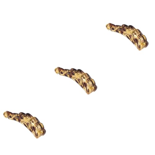 HAPINARY 3stücke Stylische Haarspange Für Damen Starker Halt Für Pferdeschwänze Und Hochsteckfrisuren Vielseitige Haarklammer Kaffee Mit Charmantem Design Für Arbeit Und Freizeit von HAPINARY