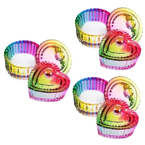 HAPINARY 3er-set Dappenschalen Aus Glas Mit Deckel Aufbewahrung Für Acrylnägel Monomerschale Nagelkunstbedarf Schale 2 Stück * 3 HAPINARY 3er-set Dappenschalen Aus Glas Mit Deckel Aufbewahrung Für Acrylnägel Monomerschale Nagelkunstbedarf Schale 2 Stück * 3 von HAPINARY
