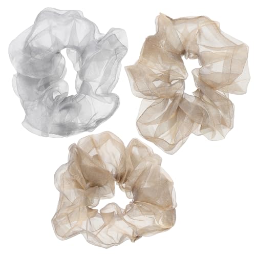 HAPINARY 3er-sets Organza-haargummis Haargummis Aus Spitze Für Damen Elastische Seile Modisches Stirnband 3 Stück X 3 HAPINARY 3er-sets Organza-haargummis Haargummis Aus Spitze Für Damen Elastische Seile Modisches Stirnband 3 Stück X 3 von HAPINARY