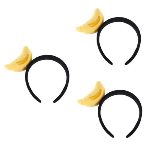 HAPINARY 3st Cosplay-kopfschmuck Auffälliges Haaraccessoire Plüsch Haarband Stirnband Niedliche Haaraccessoires Cosplay-kopfbedeckung Obst Haarreifen Wassermelonen-kopfbedeckung Haarschmuck von HAPINARY