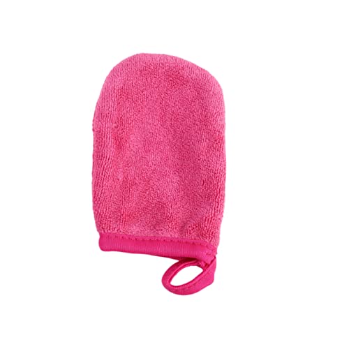HAPINARY 3st Handschuhe Zum Abschminken Reinigungsmittel Entferner Abgestorbener Haut Für Das Gesicht Make-up-handschuh Gesichtsreinigungstücher Augenbrauen Färben Produkte Reiben Puff Rosy von HAPINARY