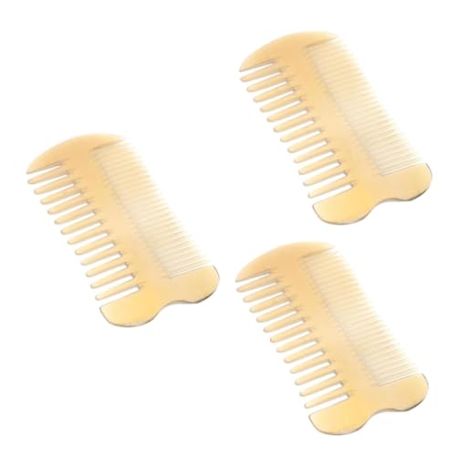 HAPINARY 3st Massagekamm Verblassen Perücke Kämme Kantenbürste Pflege Corne Shampoo Und Spülung Haarglätterbürste Borste Kratzer Glätteisen Massagegeräte Entwirren Männer Körperbürste Ochse von HAPINARY