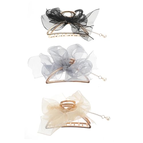 HAPINARY 3 Stück Metall Haarklammern Damen Langlebige Haarklammern Bruchfeste Haar-accessoires Für Hochzeit Und Festival HAPINARY 3 Stück Metall Haarklammern Damen Langlebige Haarklammern Bruchfeste Haar-accessoires Für Hochzeit Und Festival von HAPINARY