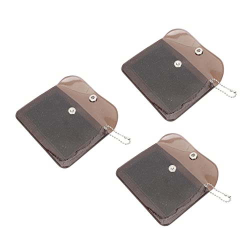 HAPINARY 3stücke Teiliges PVC Transparente Geldbörse Für Damen Mini Geldbeutel Praktische Kartenaufbewahrung Leicht Und Handlich Für Unterwegs von HAPINARY