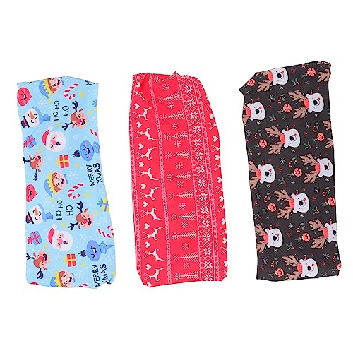 HAPINARY 3stücke Weihnachts-stirnbänder Für Sport Modische Haarschmuck Zur Feier Elastische Und Bequeme Head Wraps Für Damen Und Mädchen Für Weihnachten Und Partys von HAPINARY