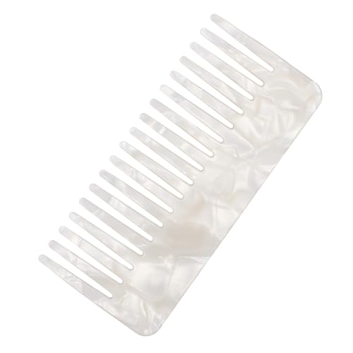 HAPINARY 3stücke Grobzinkiger Haarkamm Antistatischer Kamm Für Damen Und Herren Zum Entwirren Von Haaren Bei Shampoo Und Pflege Tragbar Und Leicht Hochwertiger Pflegekamm Perlweiß von HAPINARY