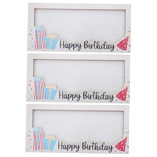 HAPINARY 3stücke Holz Kartenhalter Mit Sichtfenster Visitenkartenetui Für Männer Damen Geldumschlag Ausweisetui Organizer Für Bargeld Karten Und Kleine Gegenstände Geburtstagsgeschenk von HAPINARY