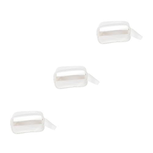 HAPINARY 3stücke Transparente Pu Kosmetiktasche Für Reisen Tragbare Make-up-Tasche wasserdichte Kulturbeutel Für Damen Und Herren Für Toilettenartikel Und Kosmetika Langlebig Und Leicht von HAPINARY