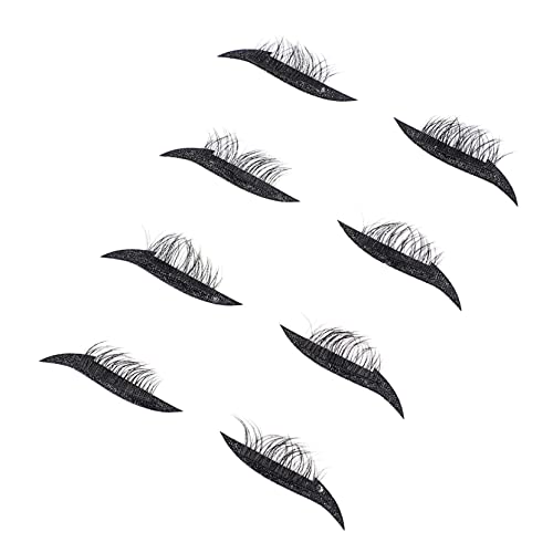 HAPINARY 4paare Glitzer Eyeliner Aufkleber Für Dichte Wimpern Selbstklebende Augen-make-up Streifen Für Festivals Cosplay Und Alltag Einfache Anwendung Langlebig Und Stylisch von HAPINARY