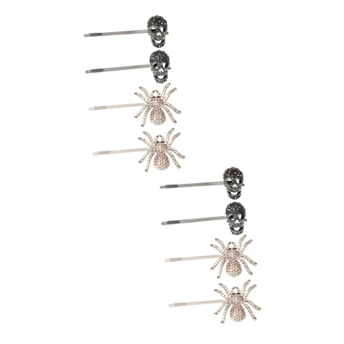 HAPINARY 4paare Glitzer-rhinestone Spinnen-haarspangen Mit Halloween-haaraccessoire Für Gruselige Kostüme Und Partys Teiliges von HAPINARY