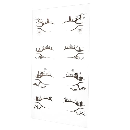 HAPINARY 4paare Temporary Eyeliner Sticker Augen-make-up Aufkleber Für Halloween Partys Und Festivals Einfache Anwendung Für Beeindruckende Looks Und Kreative Styles von HAPINARY