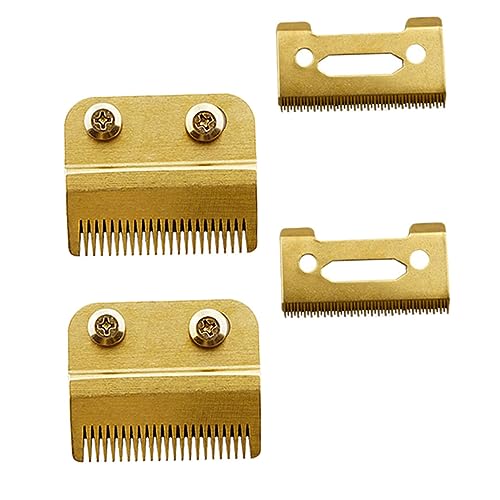 HAPINARY 4 Sätze Haarschneidekopf Klingen Für Haarschneidemaschinen Clipper Rasierer Elektrischer Scherkopf Trimmerkopf Rasierklingen Für Haare Leistung Lieferungen Golden Kohlenstoffstahl von HAPINARY