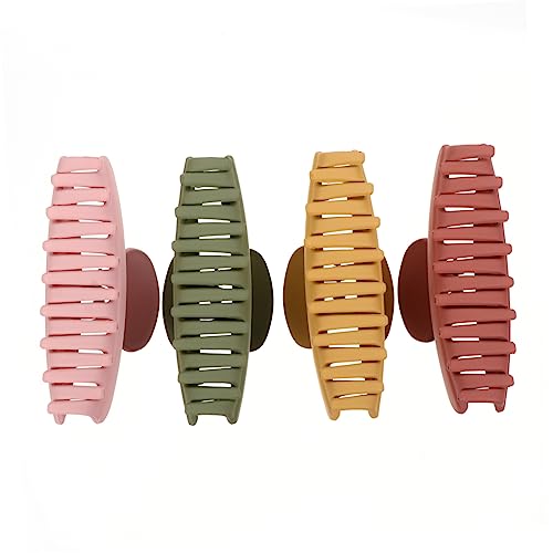 HAPINARY 4stücke Acryl Haarklammern Haarspangen Mit Zähnen Für Frauen Große Haarclips Zum Fixieren Von Haaren Geeignet Für Verschiedene Frisuren Und Anlässe von HAPINARY