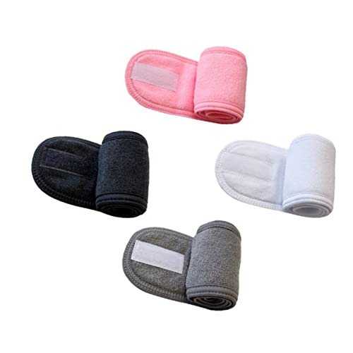 HAPINARY 4stücke Damen-haarbänder Yoga-stirnbänder Gesichtswasch-haarbänder Langlebig Waschbar Sport-haarband von HAPINARY