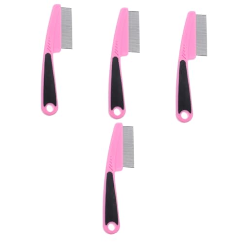 HAPINARY 4 Stück Feinzahniger Kamm, Kopfhautreinigungskamm, Metall Schuppenkamm, Kinderkamm, Kleiner Zahnkamm, Kämme Für Frauen, Kleinkindkamm, Haarstylingkamm, Haarkamm, Feinzahniger von HAPINARY