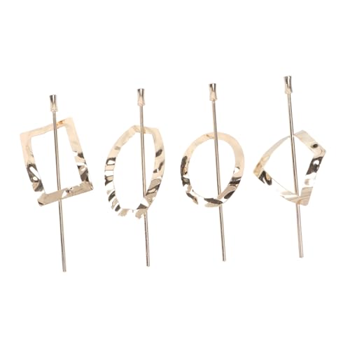HAPINARY 4 Stücke Retro Einfache Haarspangen Damen Haarstäbe Haaraccessoires Hochsteckfrisur Zubehör von HAPINARY