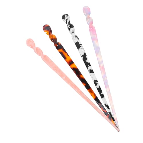 HAPINARY 4 Stück Chinesische Haarstäbe Vintage Haarstäbchen Dekorative Haar-accessoires Für Frauen von HAPINARY