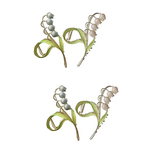 HAPINARY 4stücke Tulpen-haarclips Für Damen Blumen-haarspangen Mit Starken Klammern Für Alltag Reisen Und Besondere Anlässe von HAPINARY