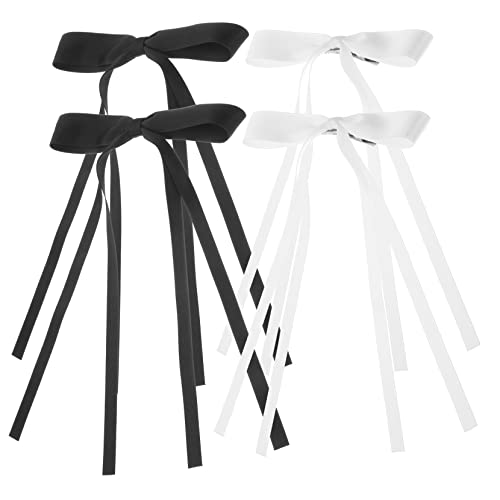 HAPINARY 4stücke Haarschleifen-clips Mit Großer Schleife Haarnadel Spitze Haarspangen Für Damen Haar-accessoire Für Teenager-mädchen von HAPINARY