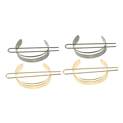 HAPINARY 4stücke U-förmige Haarnadeln Aus Einfache Elegante Haaraccessoires Für Damen Für Hochzeiten Und Besondere Anlässe von HAPINARY