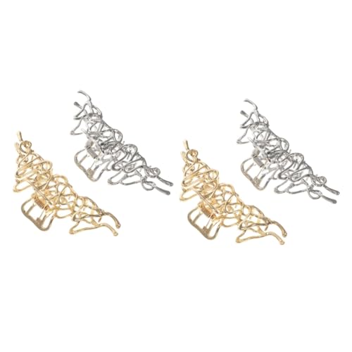HAPINARY 4stücke Haarklammern Aus Legierung Rutschfeste Haarklammern Für Dickes Haar Kreative Haaraccessoires Für Frauen Für Elegante Frisuren von HAPINARY