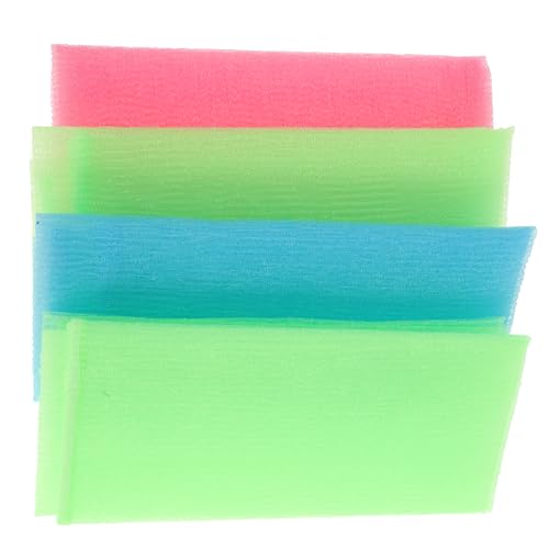 HAPINARY 4 Stück Handtuch zum Abdeckung übergroße Badetücher Mikrofasertuch Spa Körper Haut exfoliating towel schnelltrocknend handtuch handtücher handtucher Nylonhandtuch Duschtuch von HAPINARY