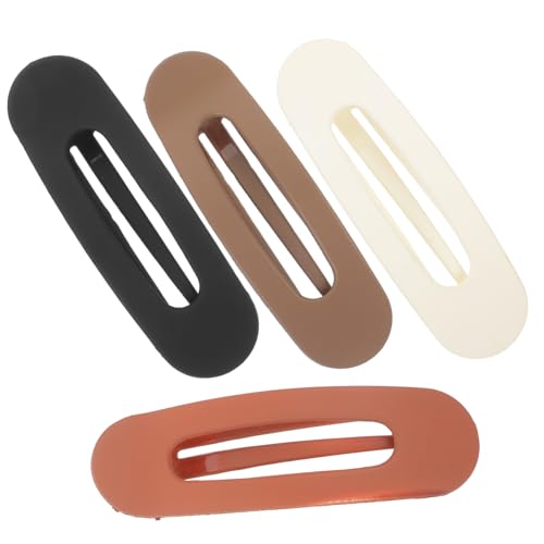 HAPINARY 4stücke Flache Haar Clips Für Damen Französischer Stil Haarklammern Dekorative Haarspangen Zum Stylen Und Abteilen Geeignet Für Verschiedene Haartypen von HAPINARY