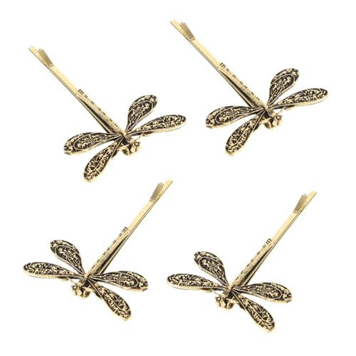 HAPINARY 4stücke Haarspange Metall Libellen-haarschmuck Für Frauen Mädchen Haarspangen Haarschmuck Kleine Bobby Pins Vintage Design Hochzeit Geburtstag Party Alltag Accessoire HAPINARY 4stücke Haarspange Metall Libellen-haarschmuck Für Frauen Mädchen Haarspangen Haarschmuck Kleine Bobby Pins Vintage Design Hochzeit Geburtstag Party Alltag Accessoire von HAPINARY
