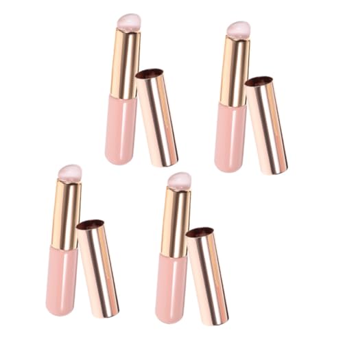 HAPINARY 4 Stück Silikon-lippenpinsel Lippenstift Mischpinsel Concealerpinsel Tragbar Für Frauen von HAPINARY