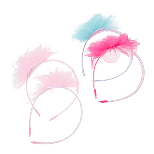 HAPINARY 4stücke Blumen Stirnbänder Für Mädchen Partyaccessoires Fotorequisiten Kopfbedeckung Dekoration Kopfputz Für Junge Mädchen Geburtstag Feier von HAPINARY