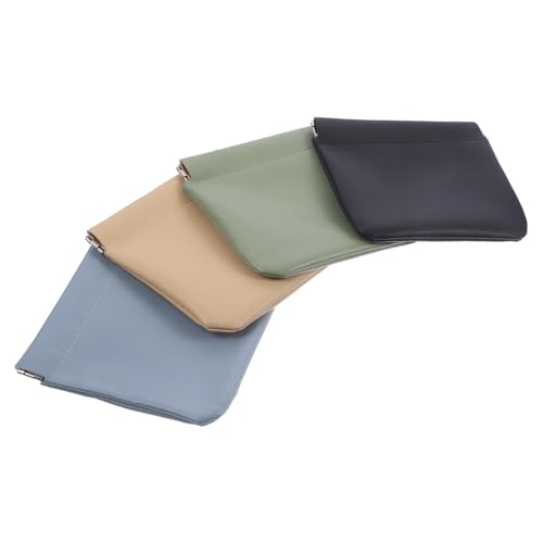 HAPINARY 4 Stück Teiliges Damen Kosmetikbeutel Outdoor Make Up Taschen Kleine Schminktaschen Matcha Aprikosenfarbe für Lippenstift und Reiseaccessoires von HAPINARY