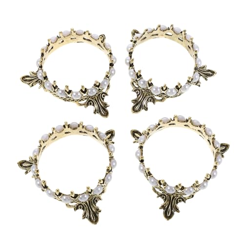 HAPINARY 4 Stück Teiliges Nagelkunst Stifthalter mit -Design und Künstlicher Perlenverzierung Stabiler Nagelpinsel Organizer für Maniküre Make-up-pinsel Vielseitiger Eyebrow Pen Holder für von HAPINARY