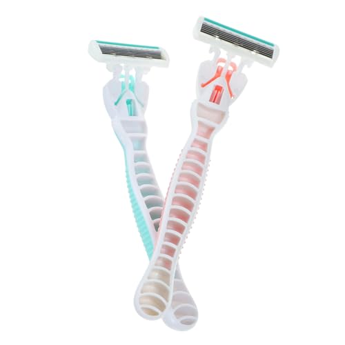 HAPINARY 4 Stück Teiliges Rasierer für Damen und Herren Manuelle Körperhaarrasierer für Achseln Beine und Bikinizone Hautschonend und Präzise für Nassrasur im Bad von HAPINARY