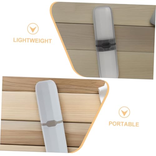 HAPINARY 4 Stück Teiliges Tragbares Reise Zahnbürstenetui mit Organizer Schlankes Kunststoff Design für Schule Büro und Business Trips Vielseitiger Zahnbürsten und von HAPINARY