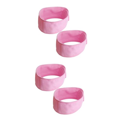 HAPINARY 4stücke Multifunktionale Waschhaube Für Damen Pinker Kopfwickel Für Yoga Sport Und Zuhause Leicht Und Praktisch Schützt Haare Beim Waschen Und Duschen von HAPINARY