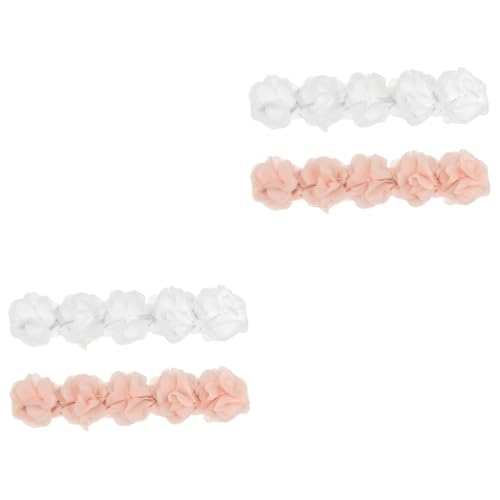 HAPINARY 4 Stück -kopfbedeckung Haargummis Mädchen Kopftuch Haargummis Für Kinder Für Kleine Mädchen Kopfschmuck Kleinkind- Für -stirnband von HAPINARY