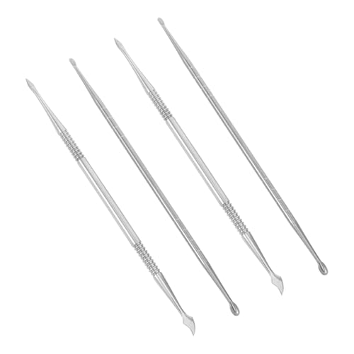HAPINARY 4 Stücke Carving Für Maniküre Werkzeuge Gel DIY Punktierung Skulptur Kunst Malerei Modellierung Und Dual UV Polnisch Sculpting Metall Zeichenstift Nagel von HAPINARY