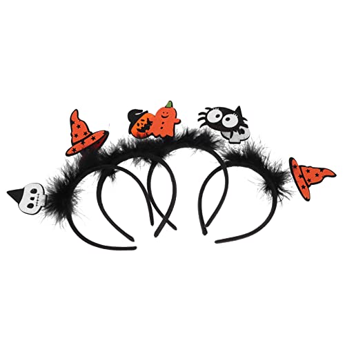 HAPINARY 4stücke Teiliges Halloween Haarreif Lustigen Designs Für Kostümparty Und Cosplay Kürbis Und Motiven von HAPINARY
