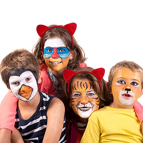 HAPINARY 4 Stücke Tier Katze Stirnband Ohr Haar Hoop Set Für Halloween Kindertag Karneval von HAPINARY