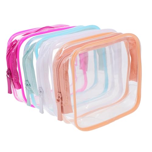 HAPINARY Transparente Kosmetiktasche Mit Reißverschluss Reisen Kulturtasche Organizer Tragbare Make-up-Tasche Für Damen von HAPINARY