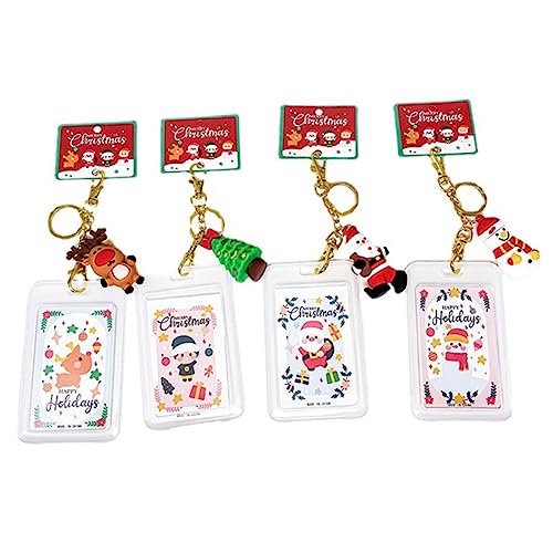 HAPINARY 4-teiliger Kartenhalter Mit Schnalle Ausweishalter Visitenkarten-/arbeitskartenschutz Kartenetui Zum Aufhängen von HAPINARY