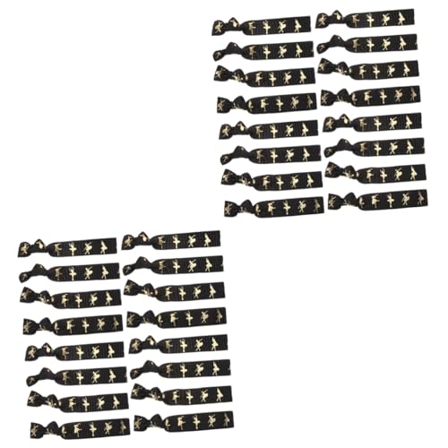 HAPINARY 40stücke Elastische Haargummis Für Frauen Und Mädchen Rutschfeste Ponytail- Mit Elegantem Band-design Für Täglichen Gebrauch Und Sport von HAPINARY