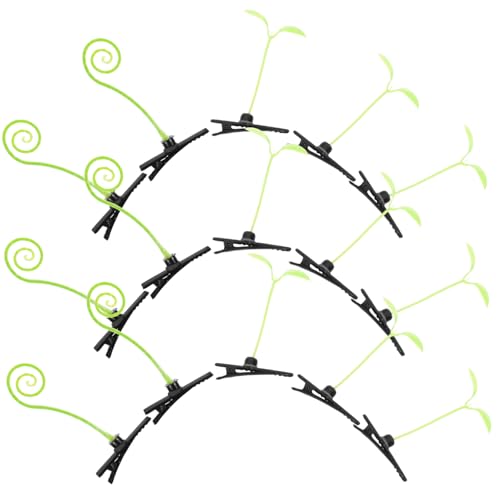HAPINARY 40stücke Pflanzenhaarspangen Sprossen Haarspange Clip Haarspangen Lustige Haaraccessoires Kleine Pflanzen Haarnadeln Lockiges Gras Haarspange Teenager Mädchen von HAPINARY