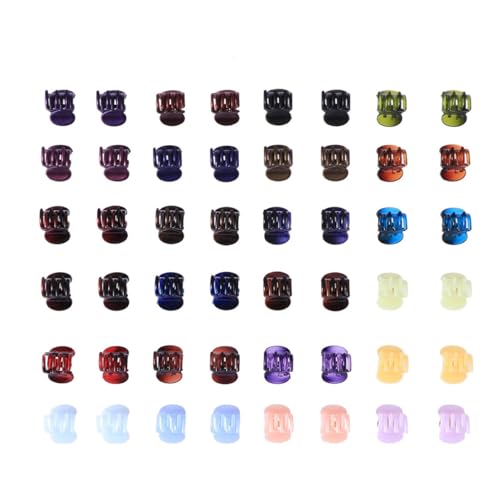 HAPINARY 48 Stück Mini-haarklammern Mit Perlglanzeffekt Haarklammern Aus Kunststoff Haar-accessoires Für Mädchen Und Frauen von HAPINARY