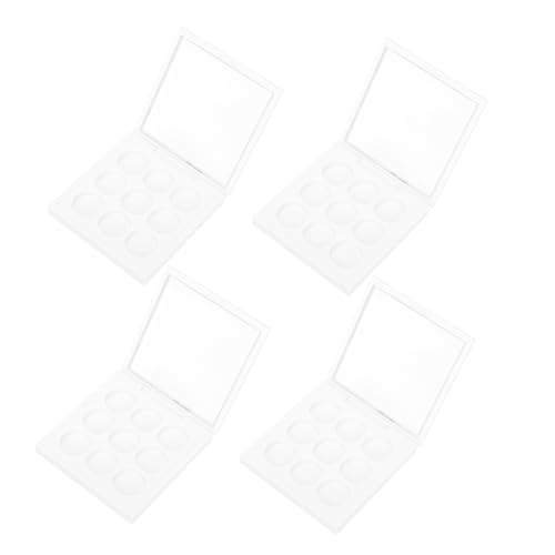 HAPINARY 4Pcs Lidschatten Refill Box Machen Sie Eye Liner Pinsel Metallic Lidschatten Eyeliner Werkzeug Wimperntusche Zauberstäbe Revolution Lidschatten Paletten Fülle Highlight Palette von HAPINARY